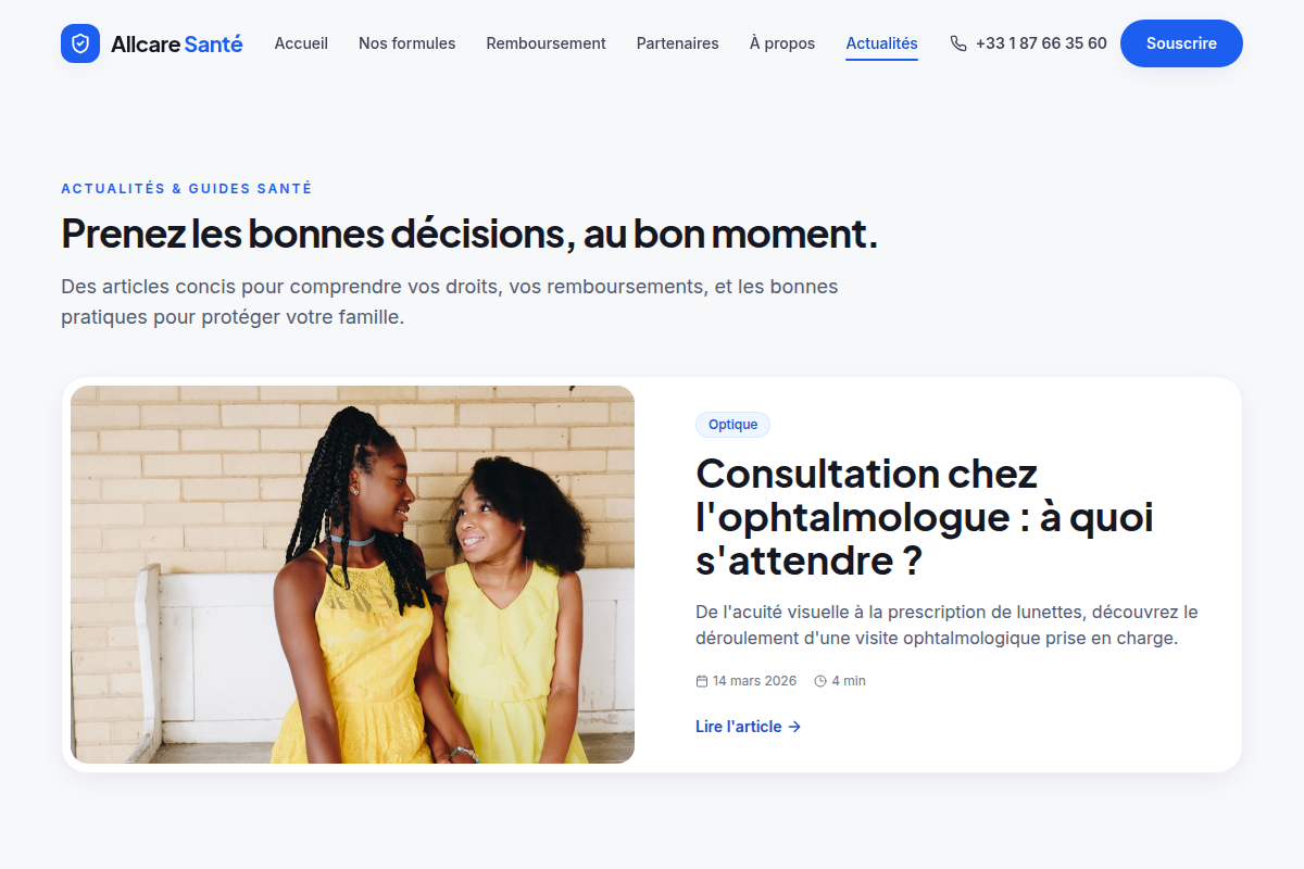 Actualités et guides santé
