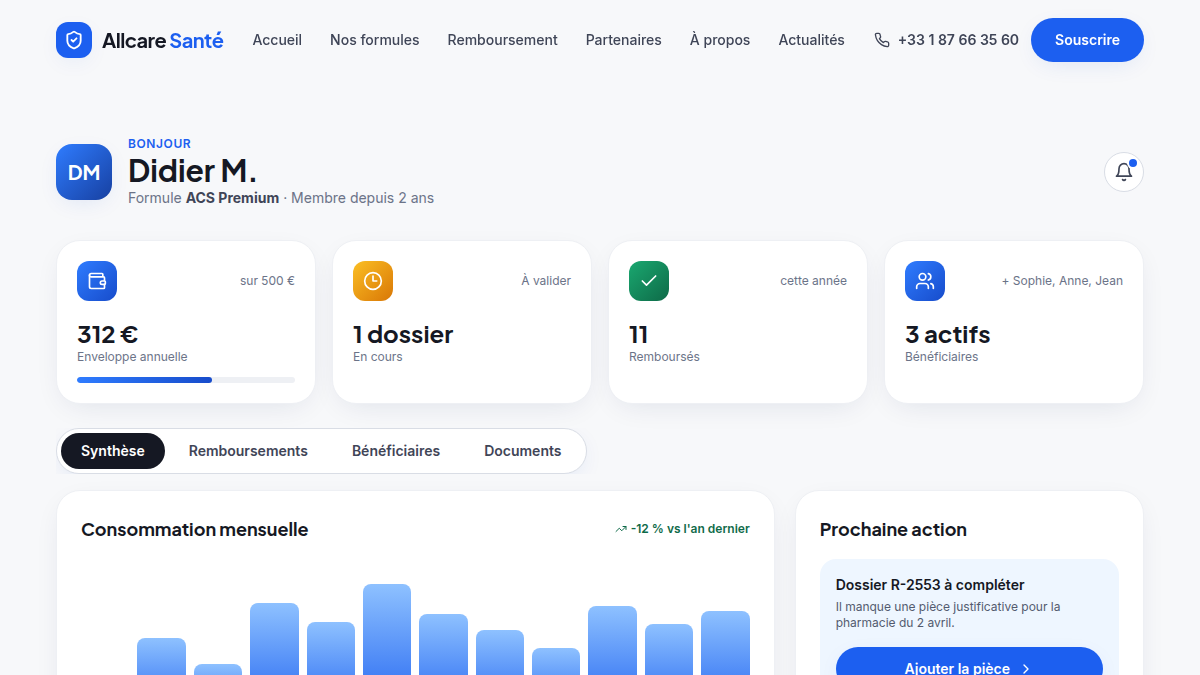 Un espace client qui rend le remboursement lisible