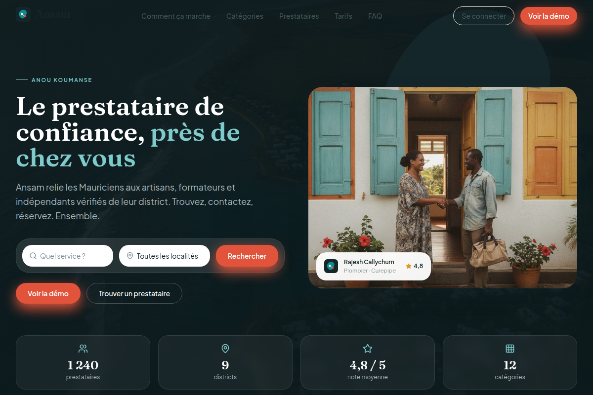 Recherche géolocalisée dès l'arrivée