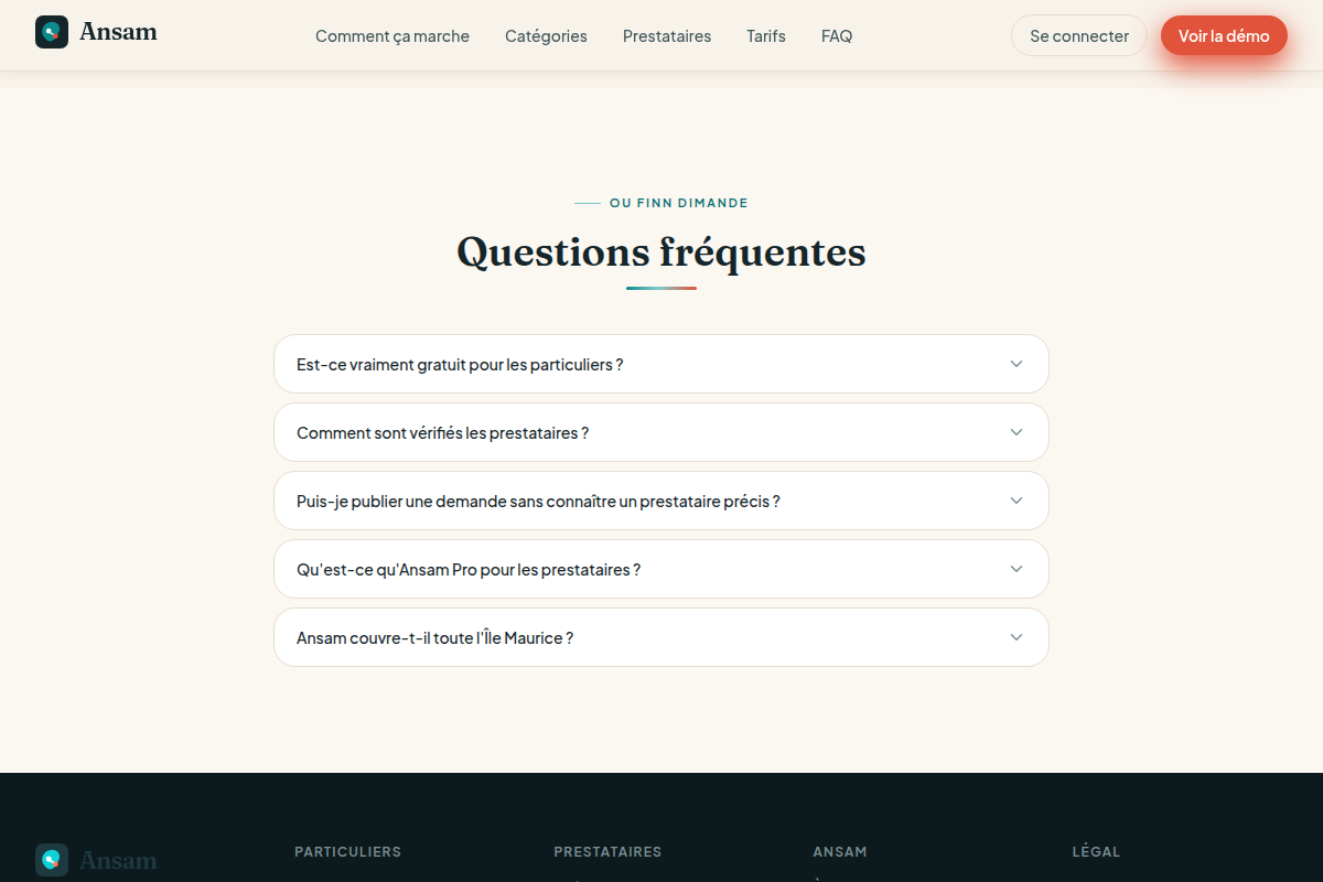 FAQ : questions fréquentes