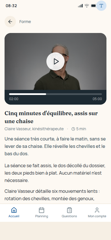 Lecture d'un article ou d'une vidéo