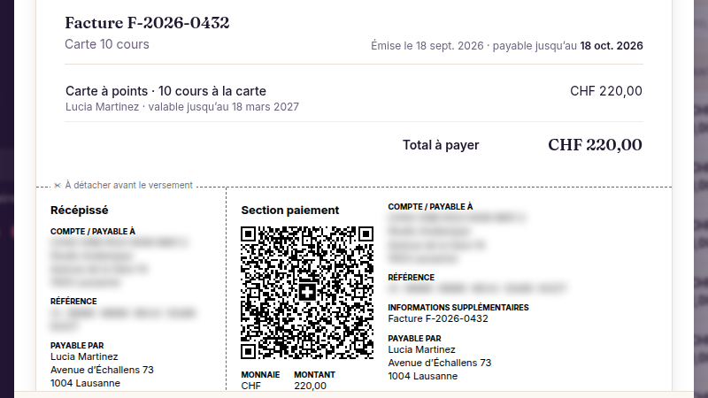 La QR-facture suisse part seule