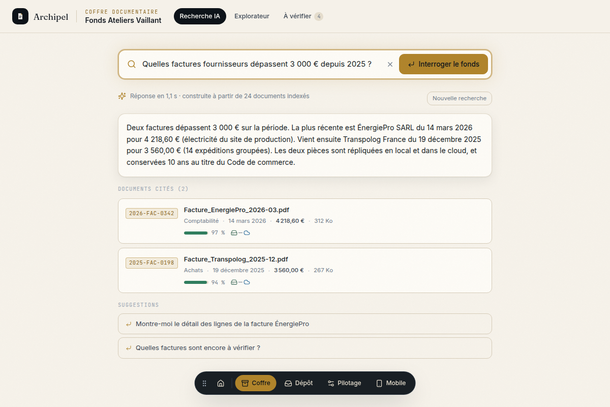 Réponse en une phrase, sources citées