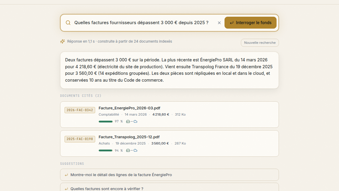 Recherche en langage naturel