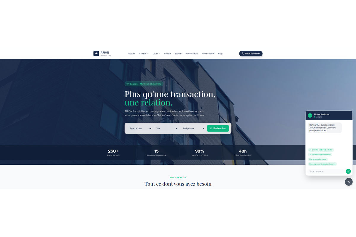 Assistant conversationnel ARION