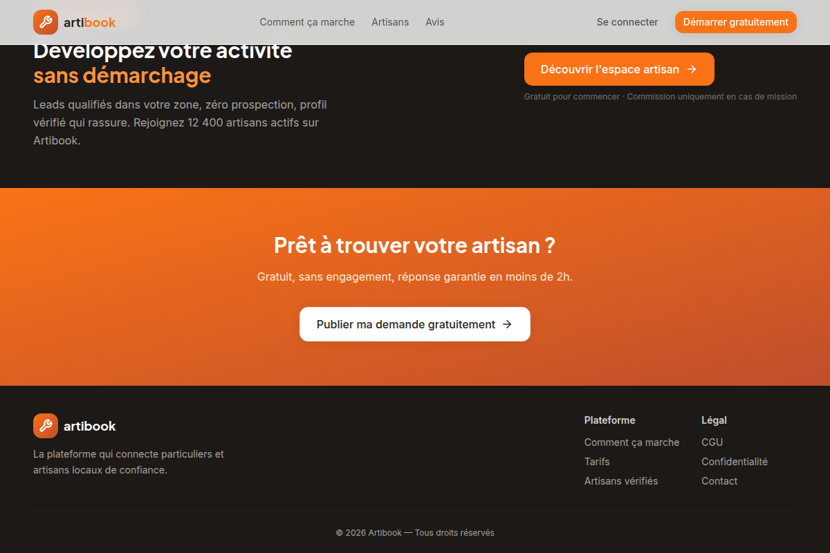 Acquisition côté artisan : des leads sans démarchage
