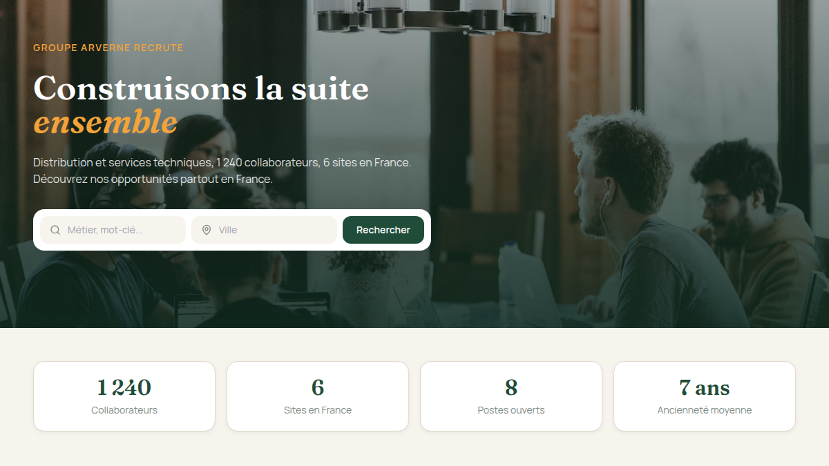 Recherche guidée + alerte emploi