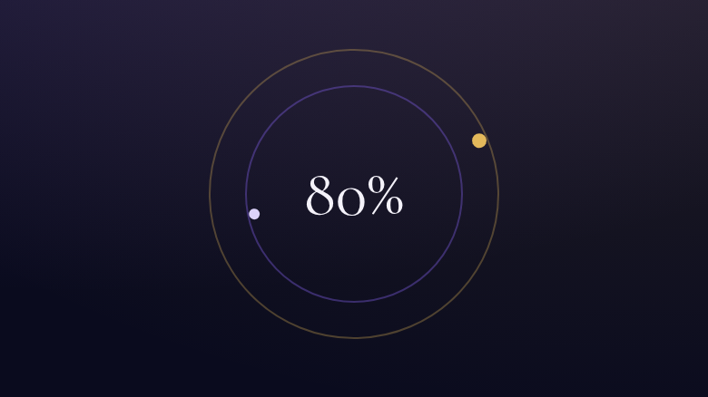 Onboarding en 2 étapes + calcul animé