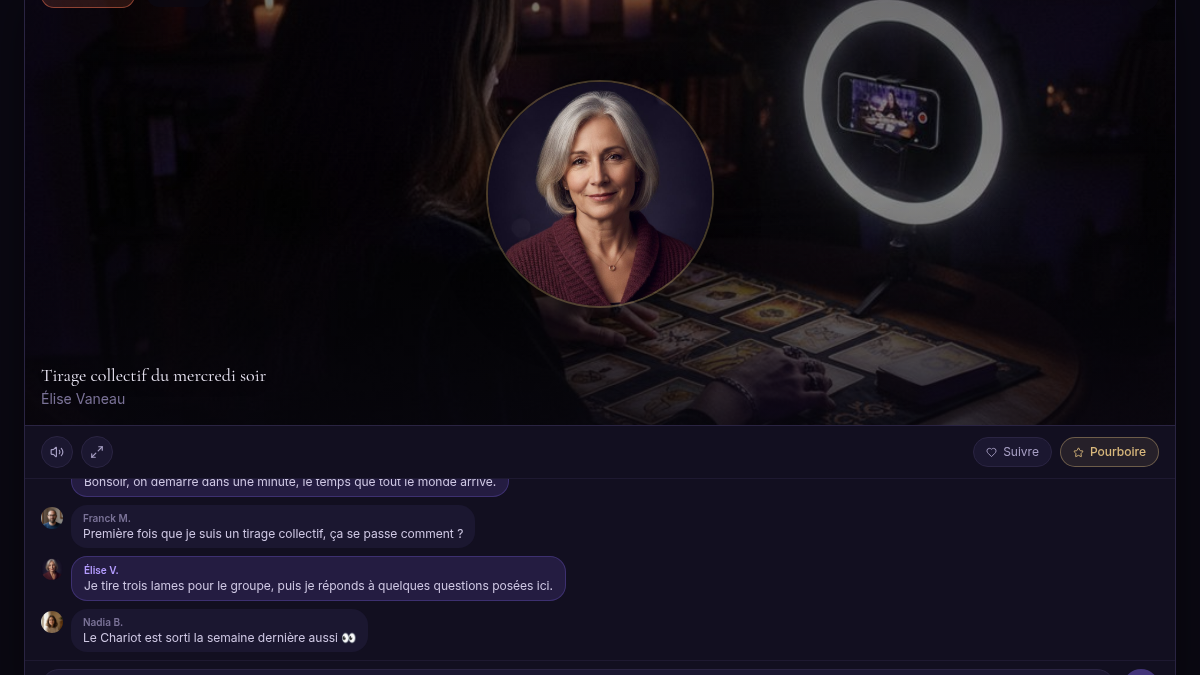 Lives gratuits comme entonnoir d'acquisition