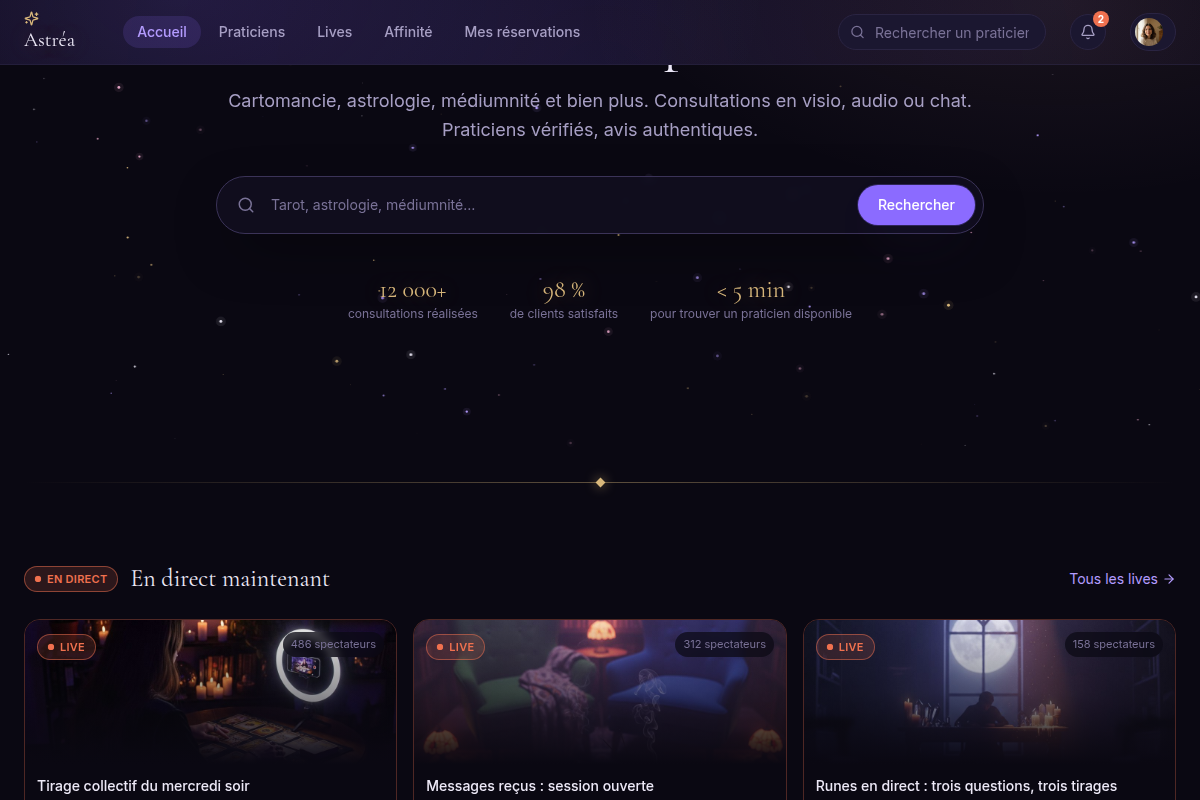 Recherche, chiffres clés et lives en direct