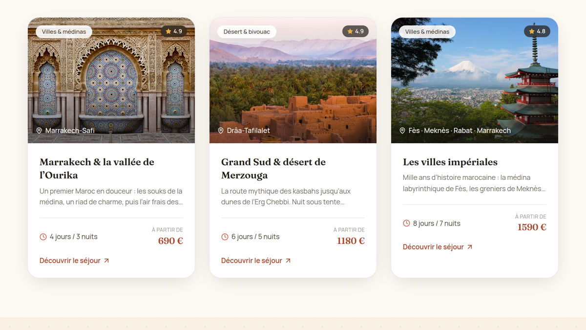 Des cartes séjour qui donnent envie