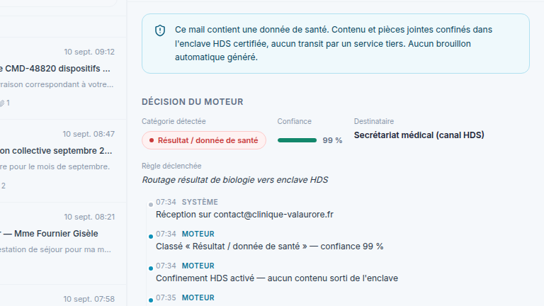 Les données de santé restent dans l'enclave HDS