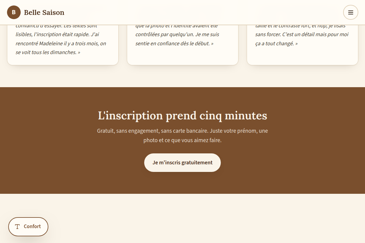 Appel à l'inscription gratuite