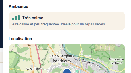 Le calme du lieu compte autant que l'équipement