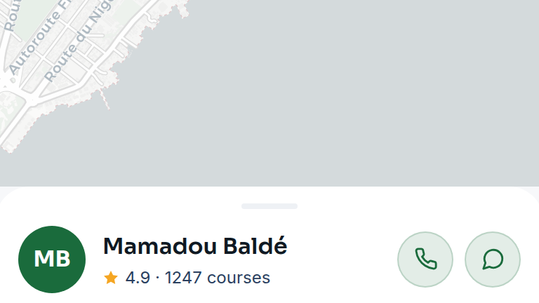Suivi et confiance pendant la course
