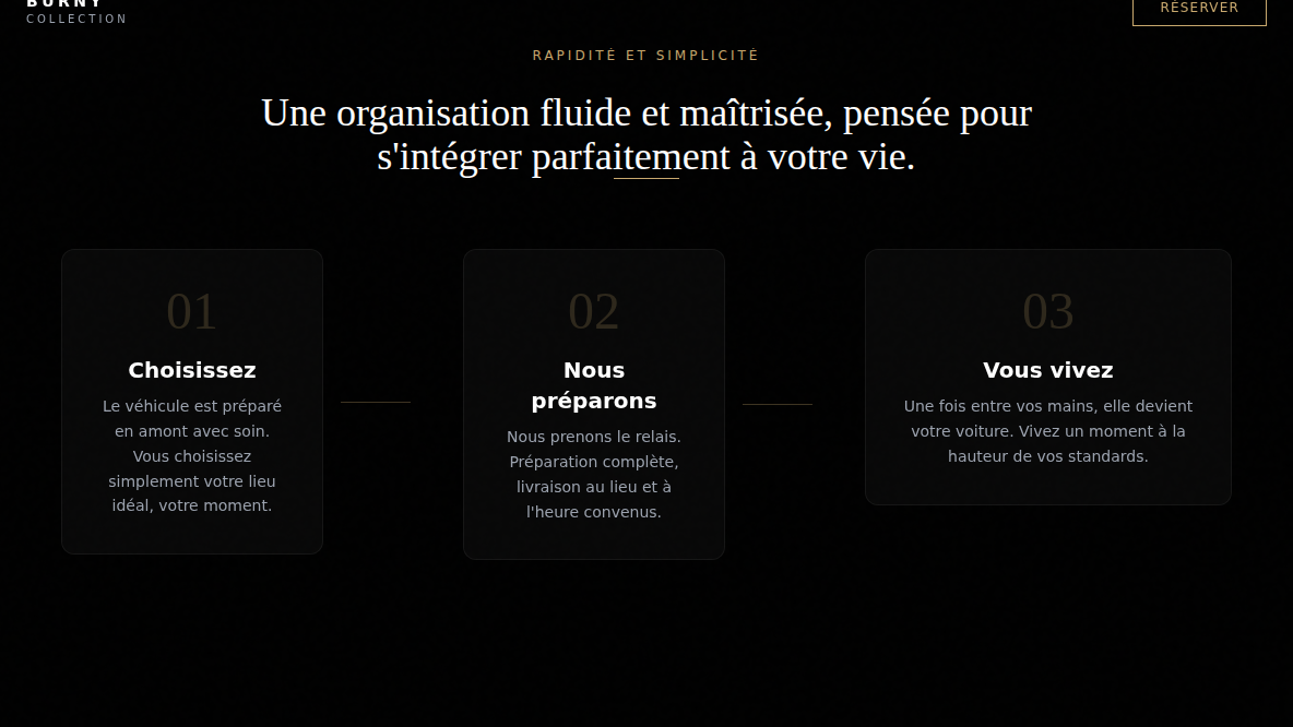 Réserver en 3 étapes
