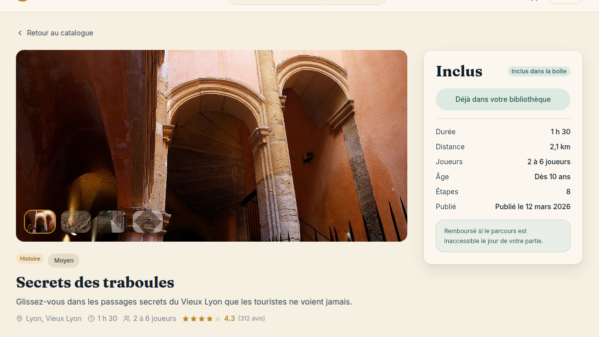 Fiche scénario claire et immersive