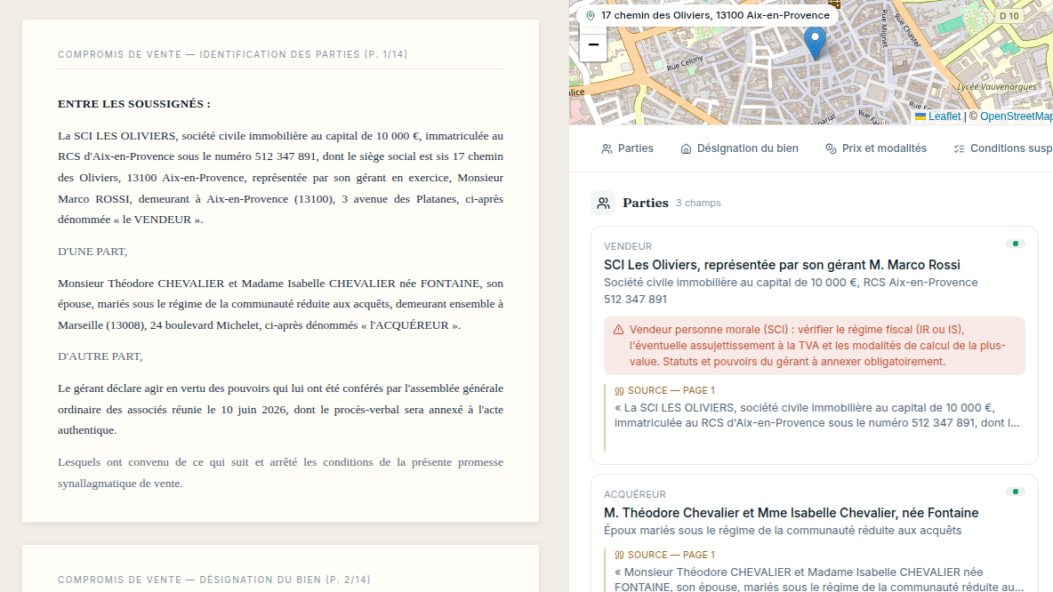 Indice de confiance par champ