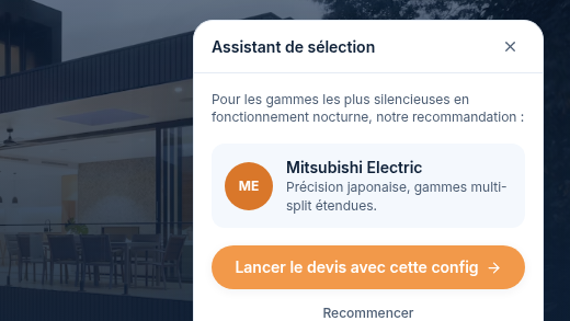 Assistant de sélection en 3 clics
