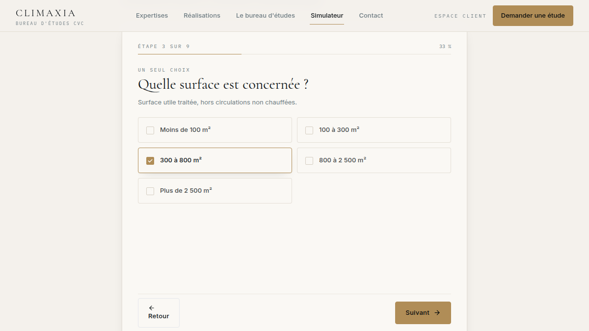 Simulateur de pré-qualification