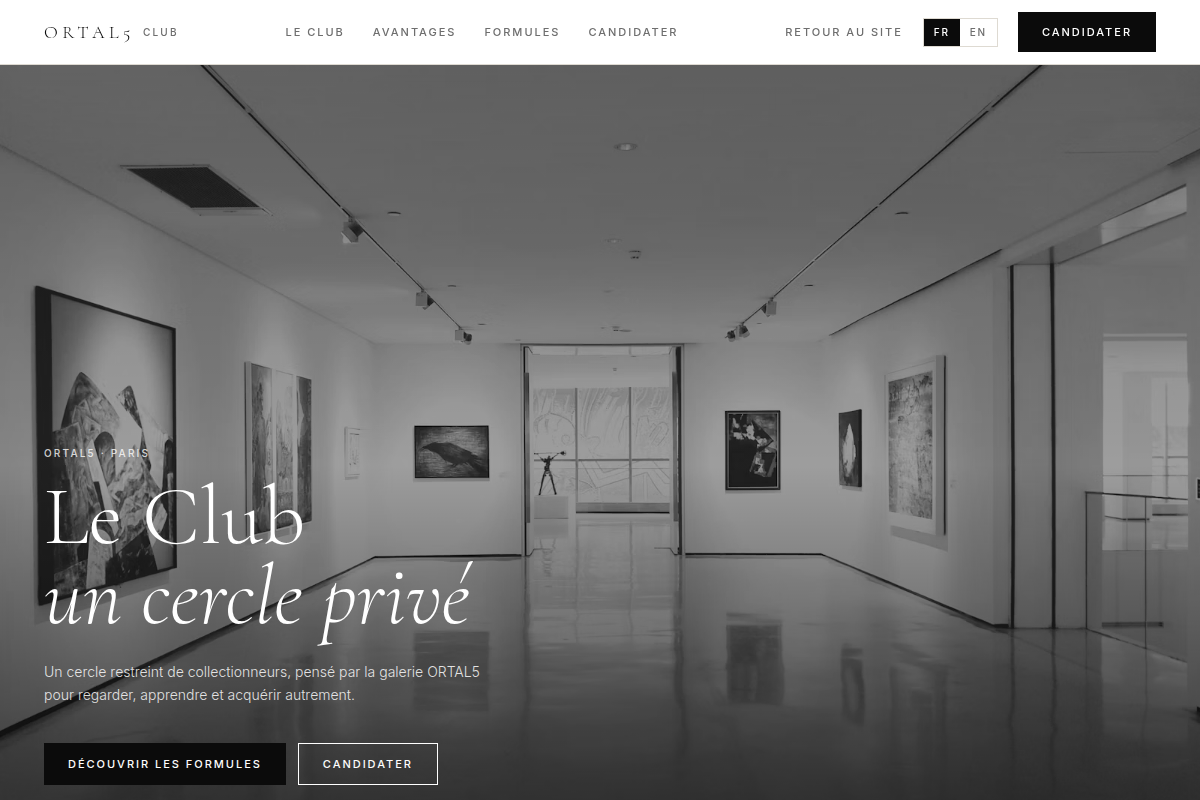 Le Club, un cercle privé de collectionneurs