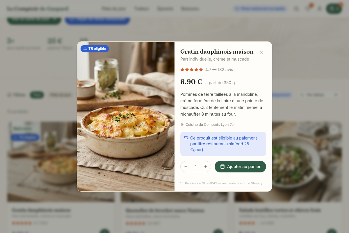Aperçu rapide d'un produit