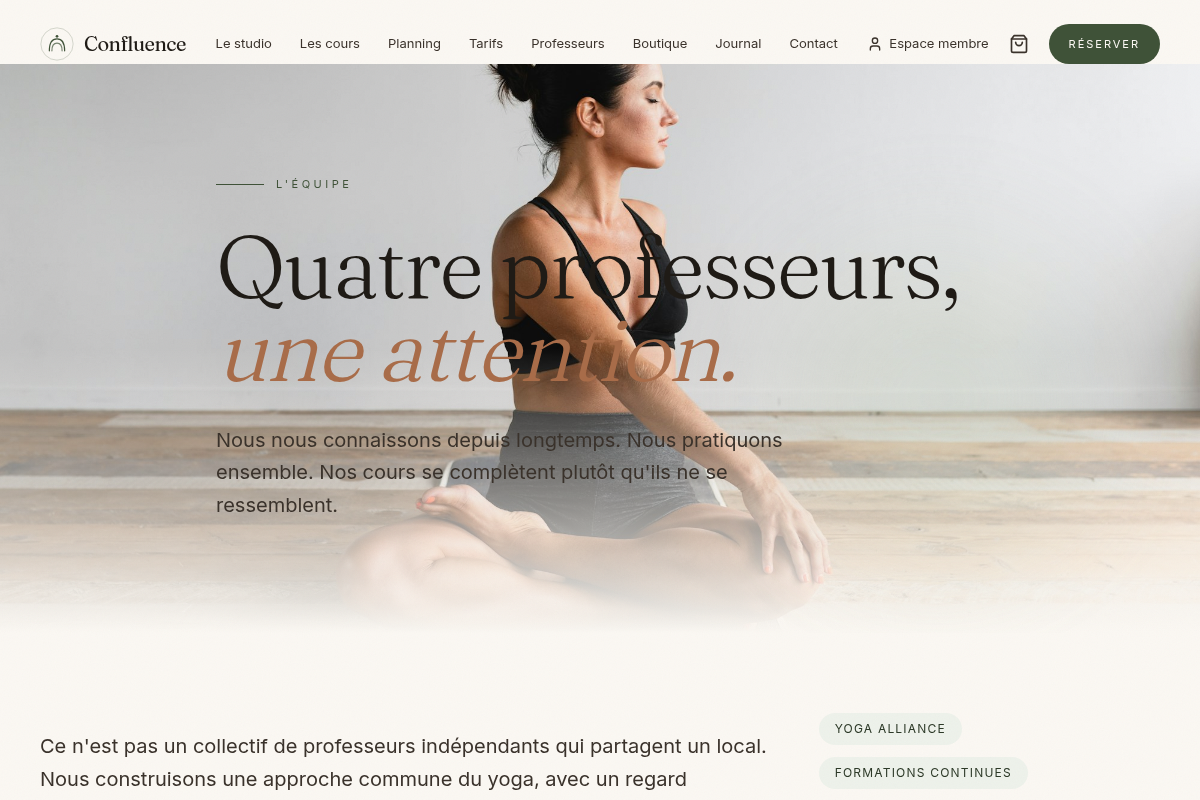 Les professeurs et leur approche