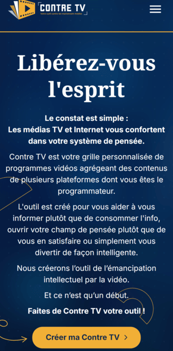 Accueil : libérez-vous des algorithmes