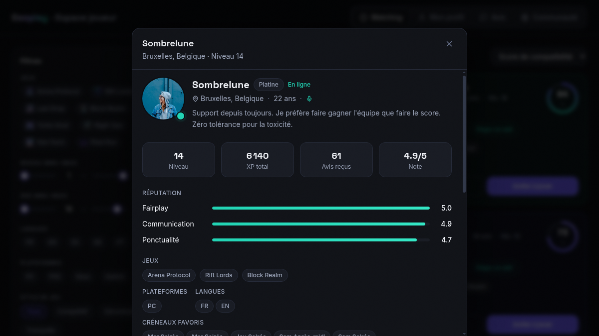 Score de compatibilité expliqué