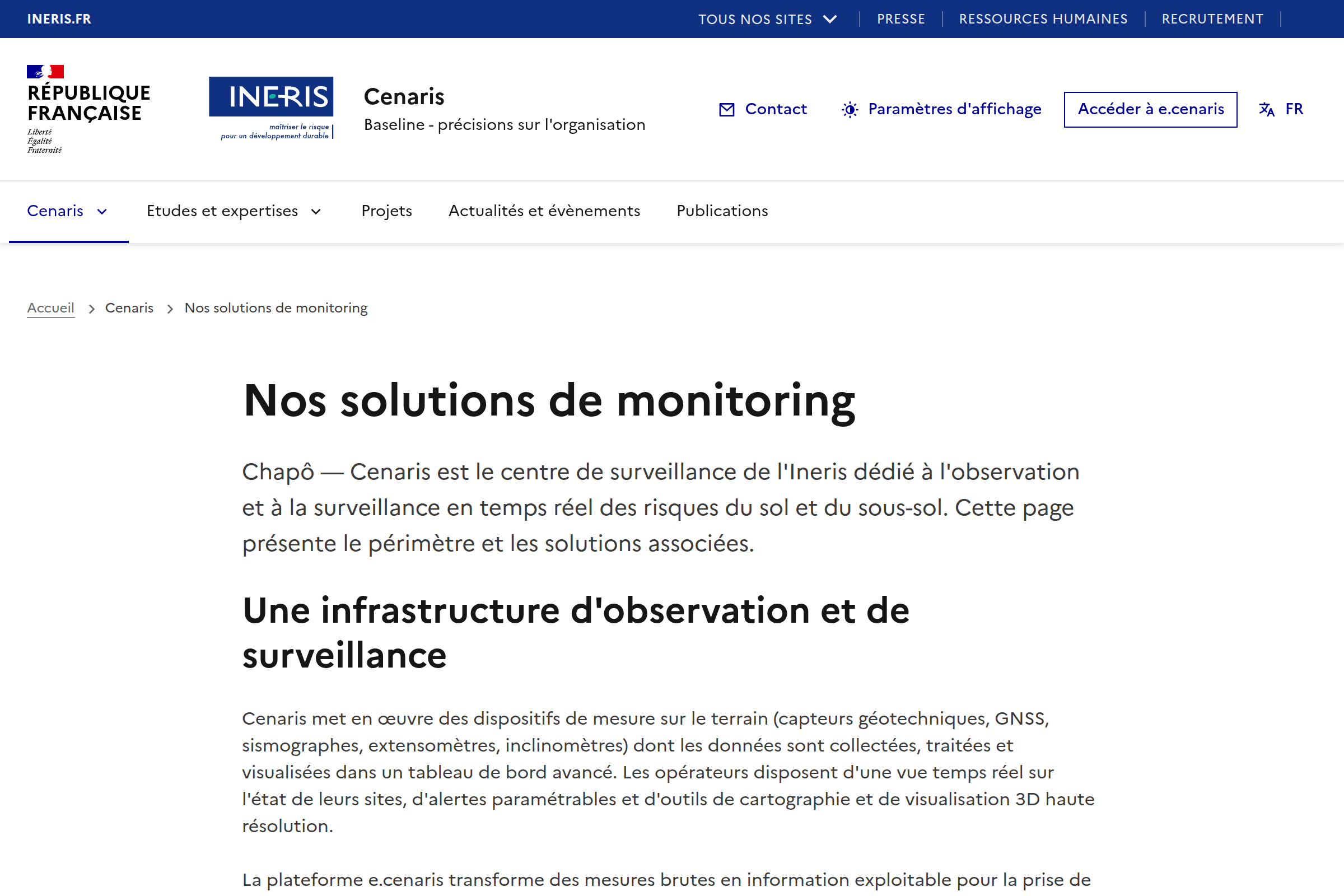 Nos solutions de monitoring