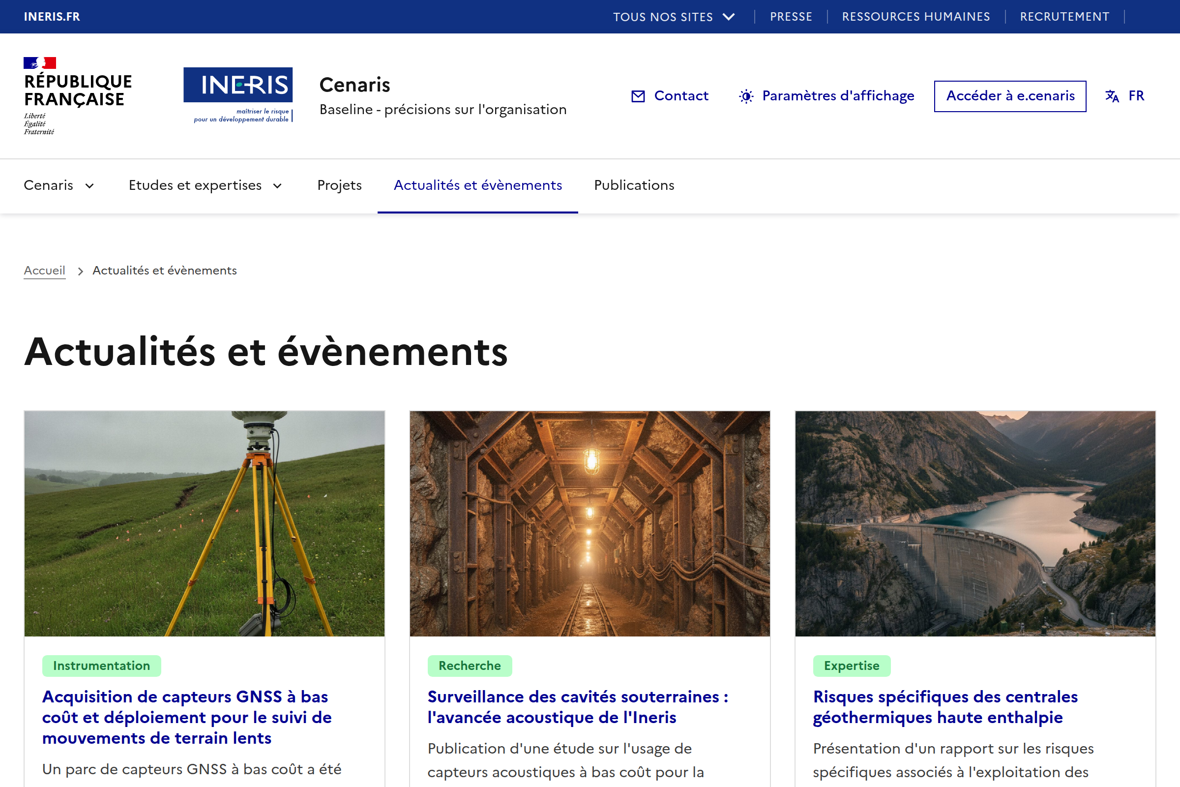 Actualités et évènements