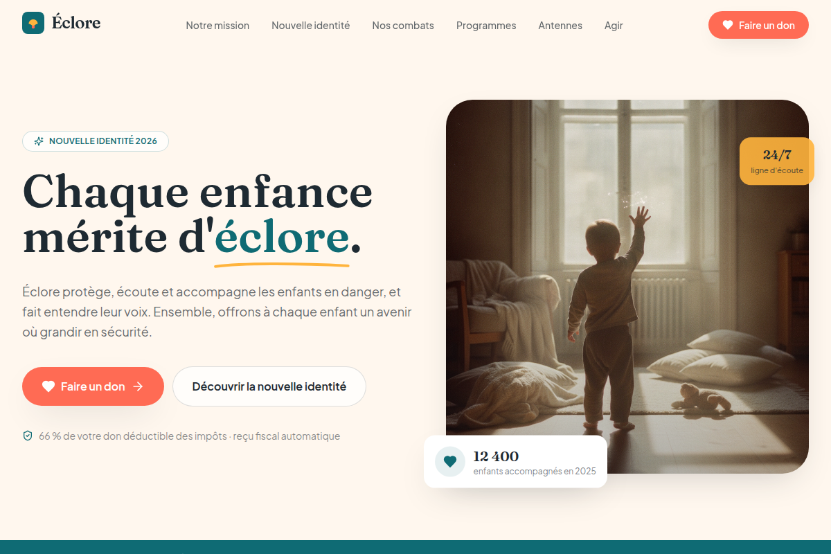 Hero — la promesse de la nouvelle marque Éclore