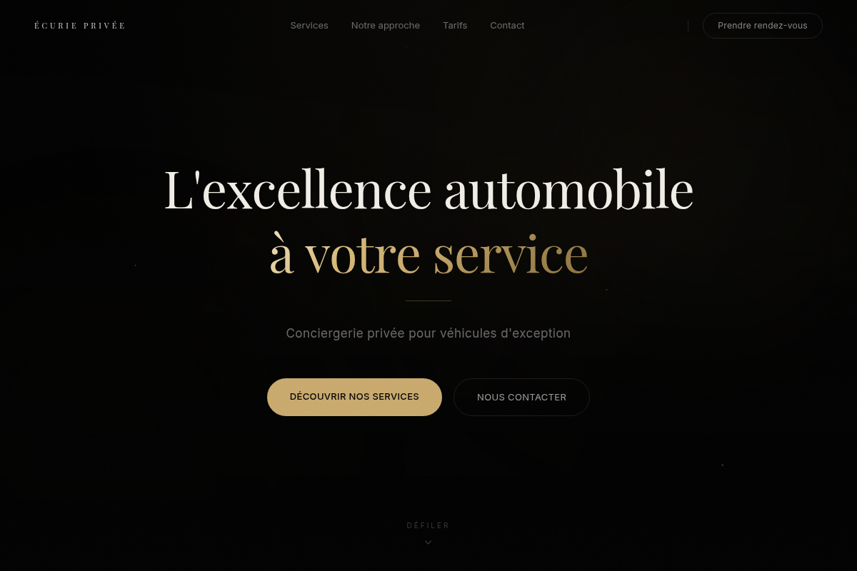 Accueil — l'excellence automobile à votre service