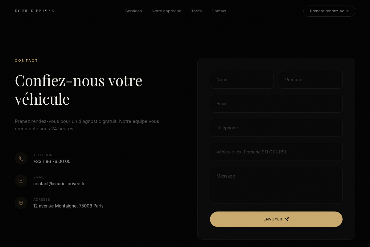 Prise de contact et diagnostic gratuit