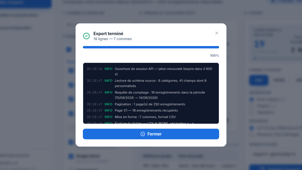 Génération par pages, journal en direct
