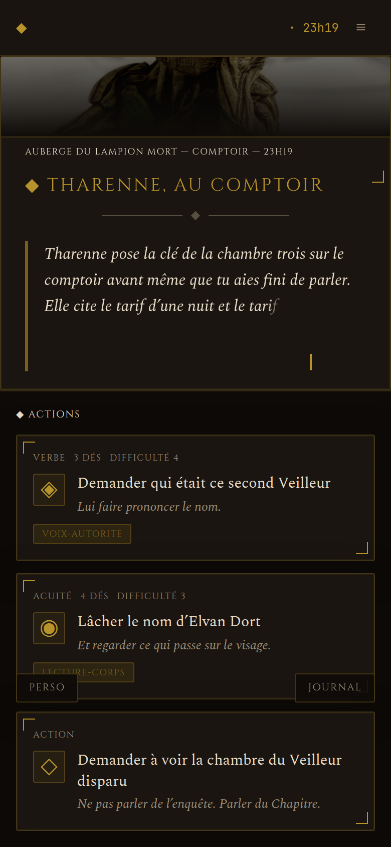 Progression dans l'Enclave des Cendres