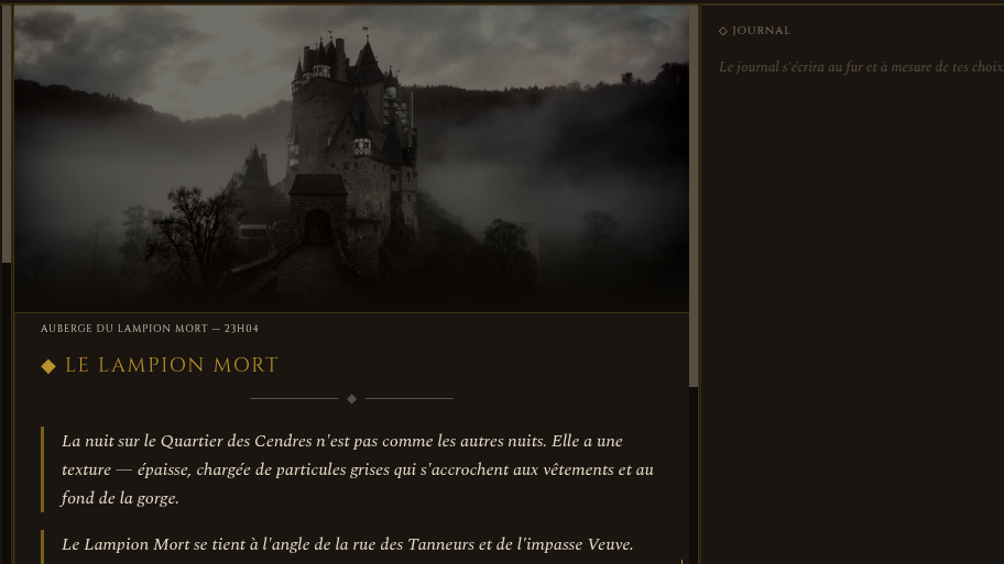 Une direction artistique de visual novel