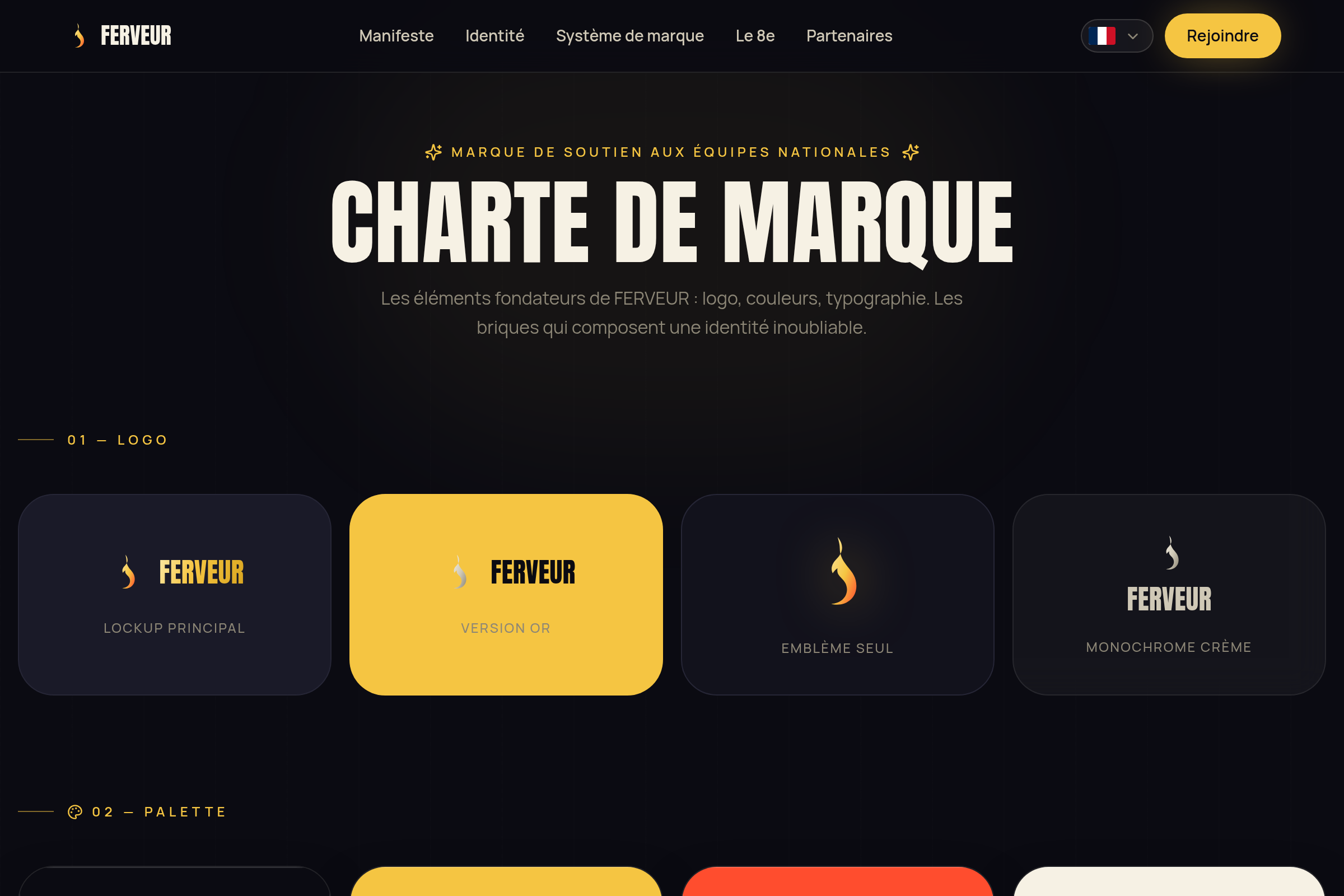 Charte de marque : logo, couleurs, typo