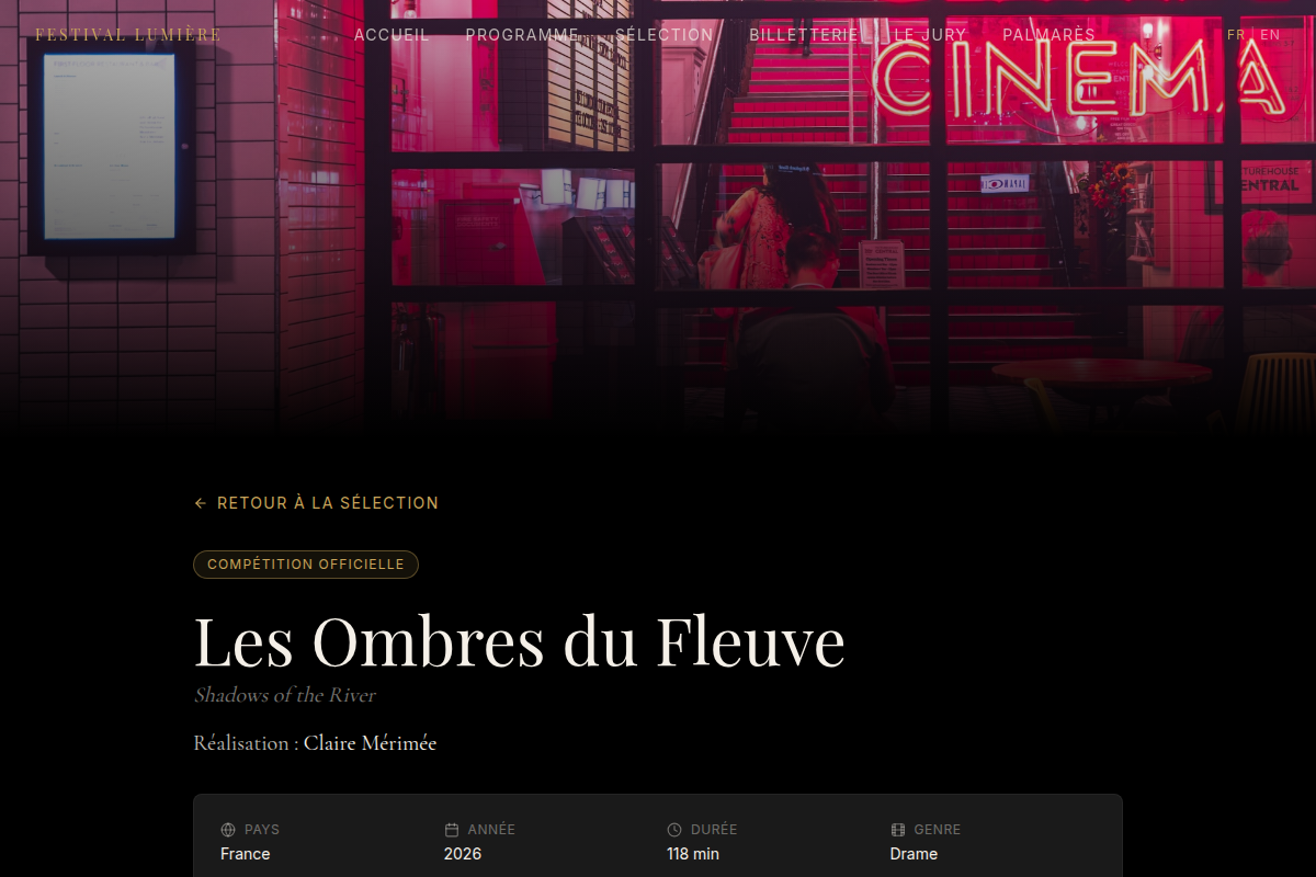 Fiche film : synopsis, casting et séances