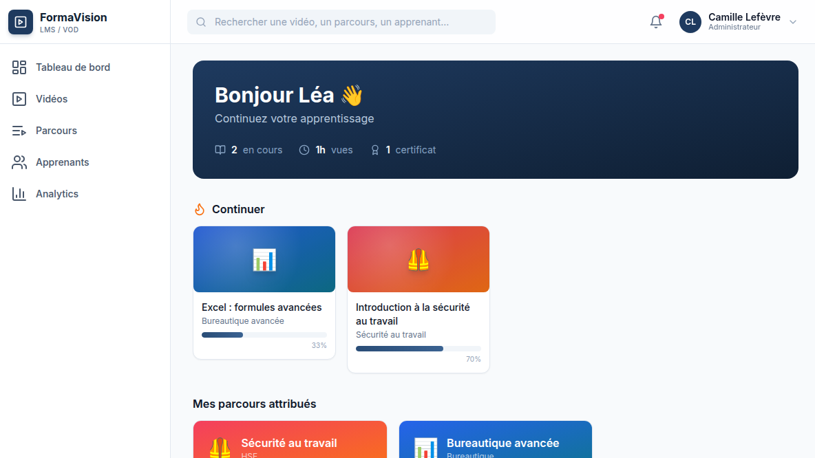 Reprendre là où on s'est arrêté