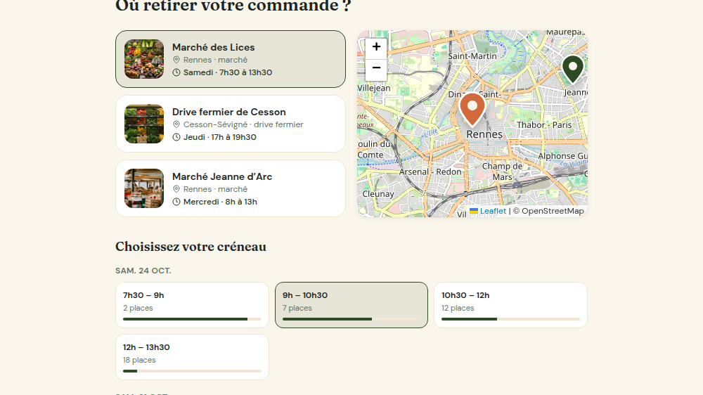Retrait pensé pour éviter les allers-retours