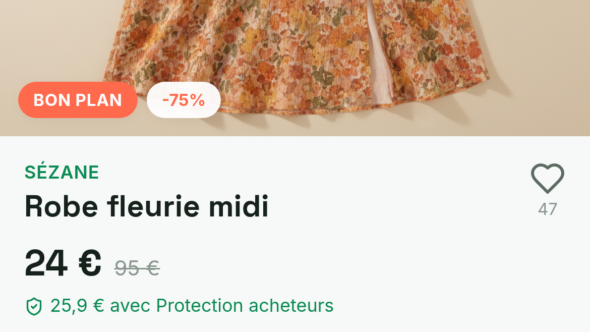Une fiche article qui donne envie