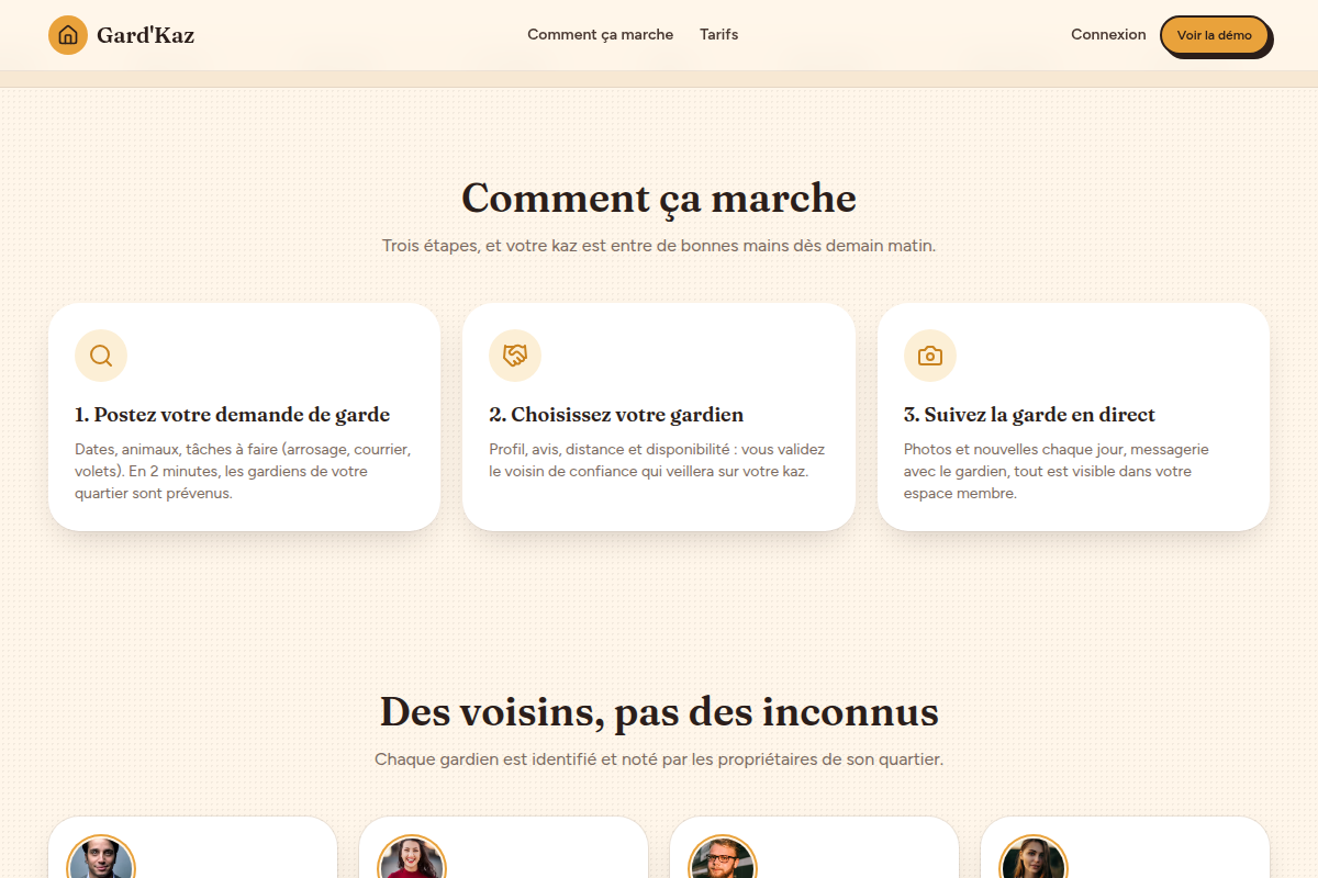 Comment ça marche : demande, choix, suivi quotidien