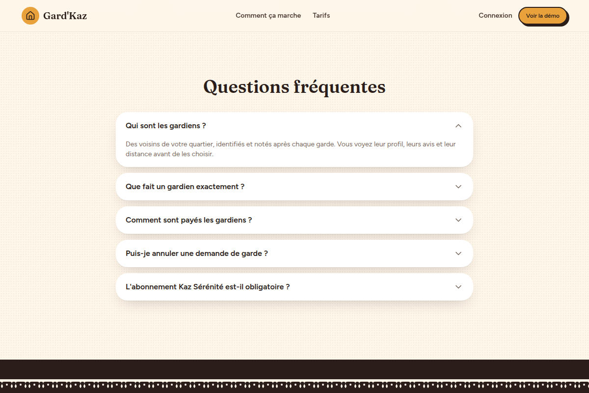 Questions fréquentes sur la garde entre voisins
