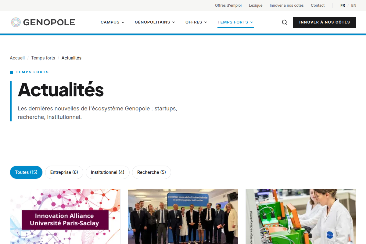 Actualités de l'écosystème