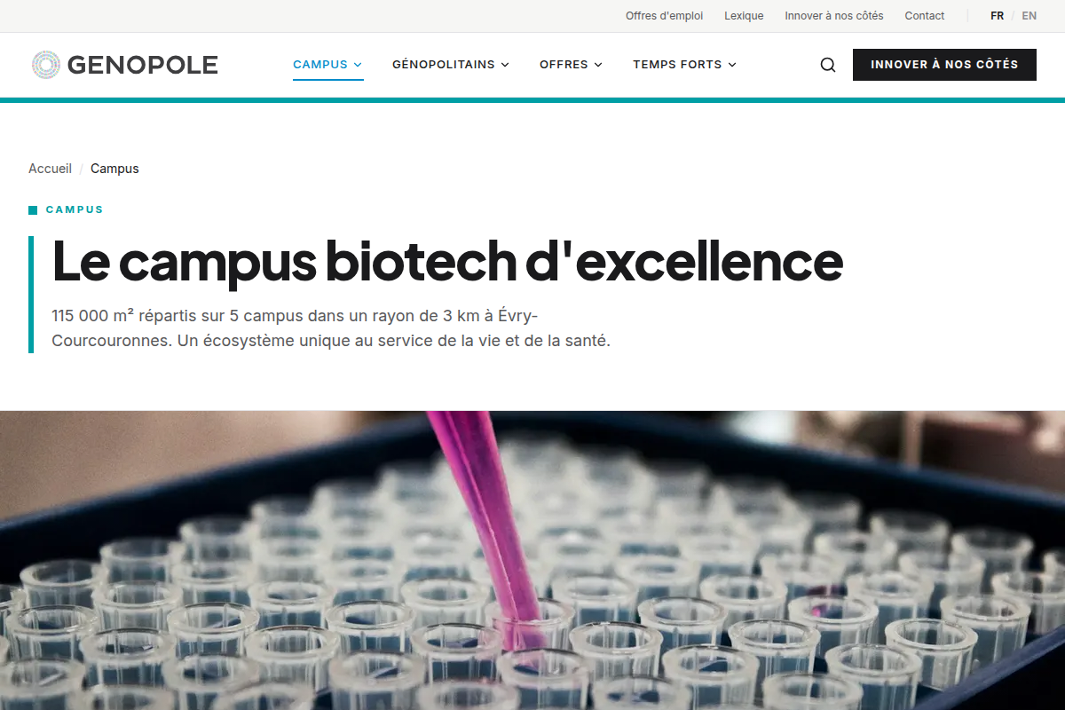 Le campus biotech d'excellence