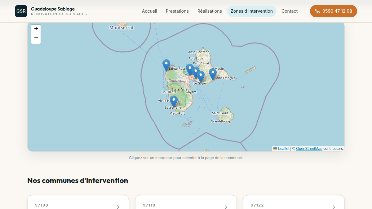 Une carte pour se situer d'un coup d'œil