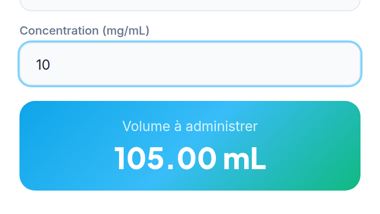 Calculateurs cliniques instantanés