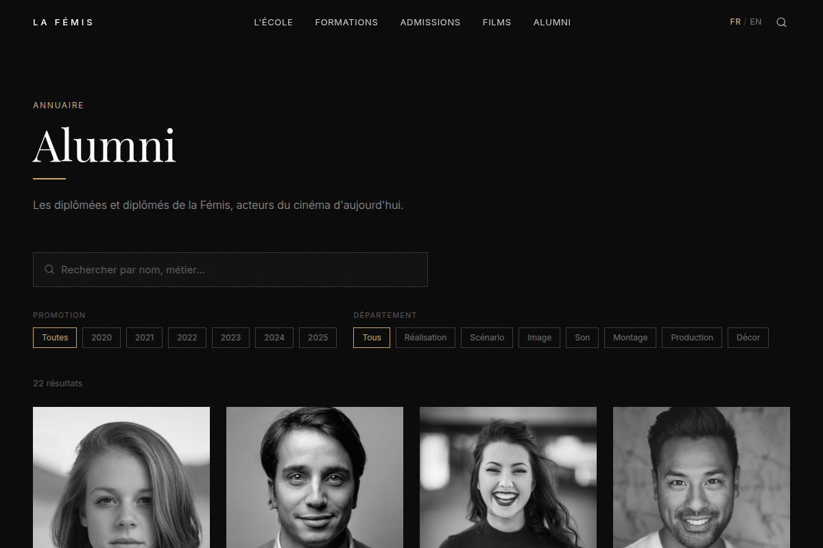 Annuaire des alumni