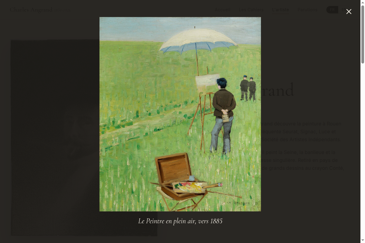 Zoom sur une œuvre de la galerie